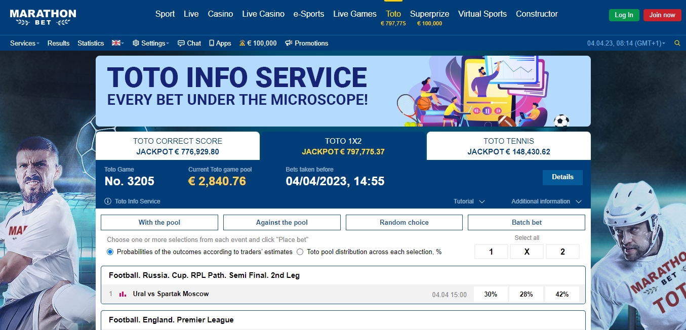 MarathonBet Totals